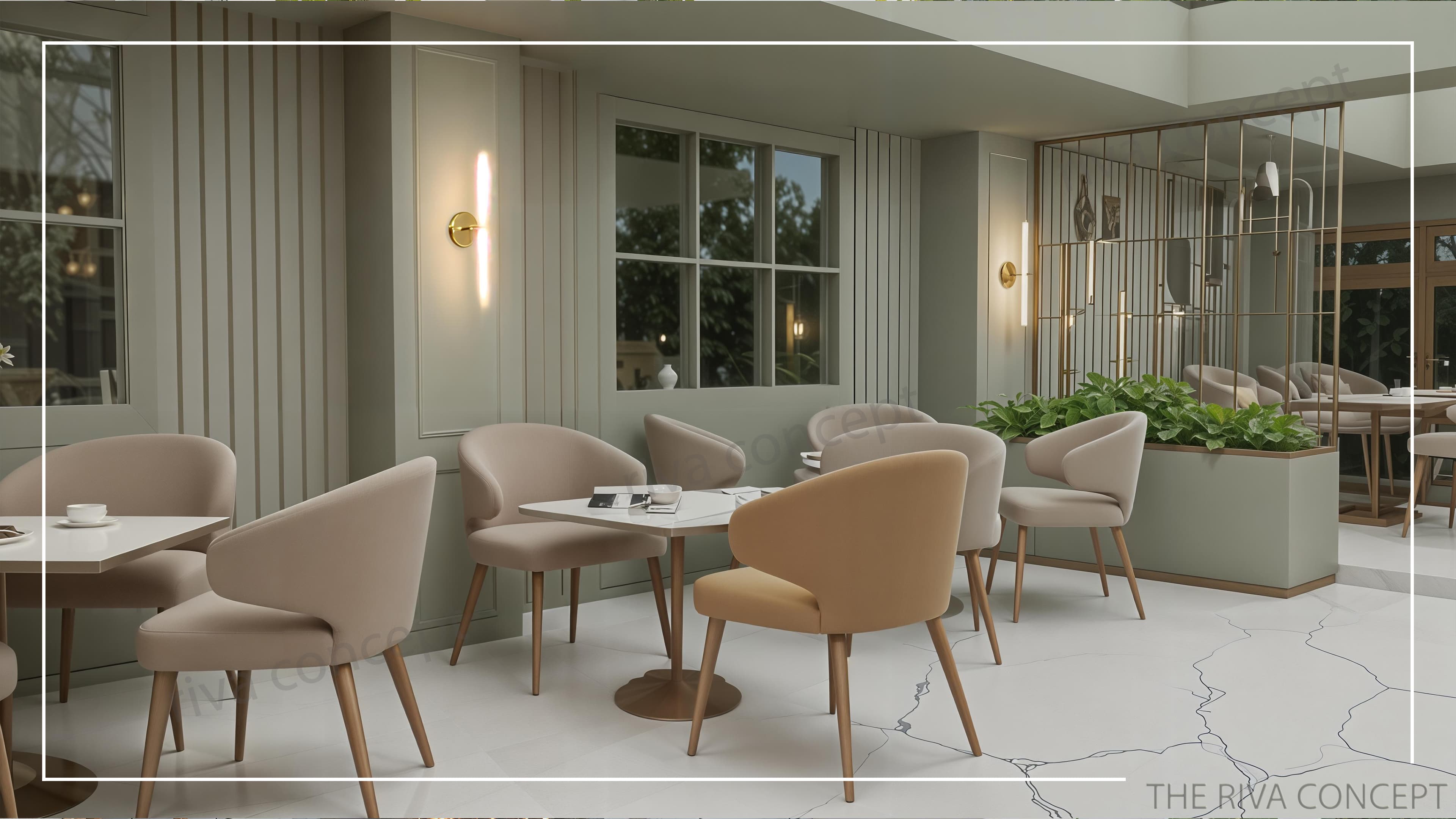 Cafe Riva Roland cafe's Interior | The Riva Concept